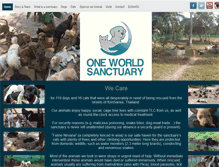 Tablet Screenshot of oneworldsanctuary.org